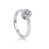 Anello Lux Gioielli Donna in Oro bianco Diamante ANLK2761012;3;9B